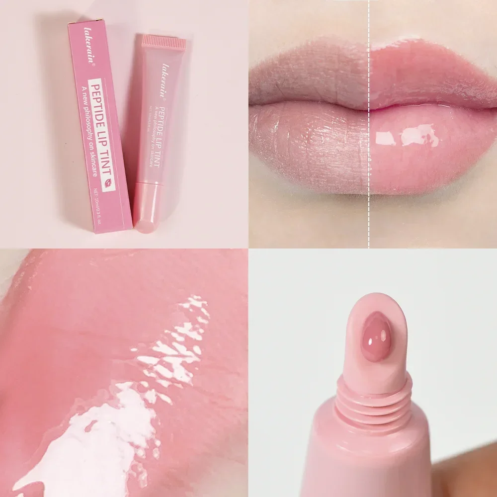 Lippenbalsam-Telefonhülle, glänzend, langanhaltend, feuchtigkeitsspendender Lippenstift, transparente Farbe, Lippenglasur, Kosmetik, 4-Farben-Lippenpflege