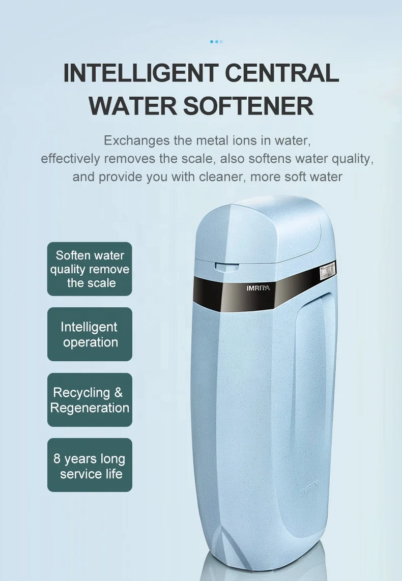 IMRITA Domestic Auto Regeneration Ion Exchange Resin household Home water softeners For washing machine