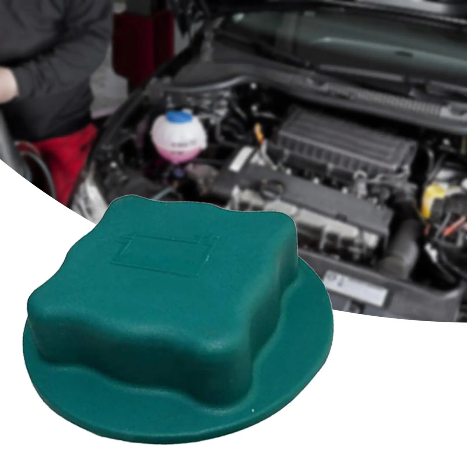 Engine Coolant Reservoir Cap 3463536 1357390 Expansion Tank Cap for Volvo S80 S90 C70 S60 S70 XC70 XC90 Direct Replacement