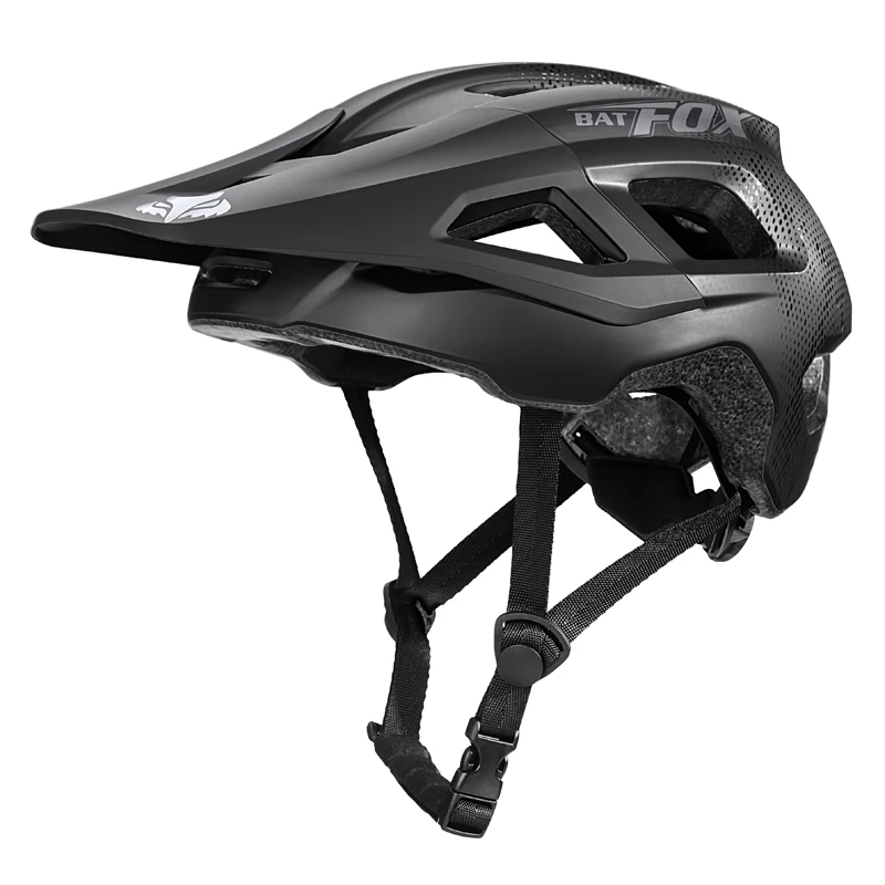 BATFOX Fahrradhelm Herren Damen Schlagfestigkeit Lüften Off-Road Mountainbike Helm Abnehmbare Polsterung Fahrrad Sicherheitsausrüstung – Detail 30