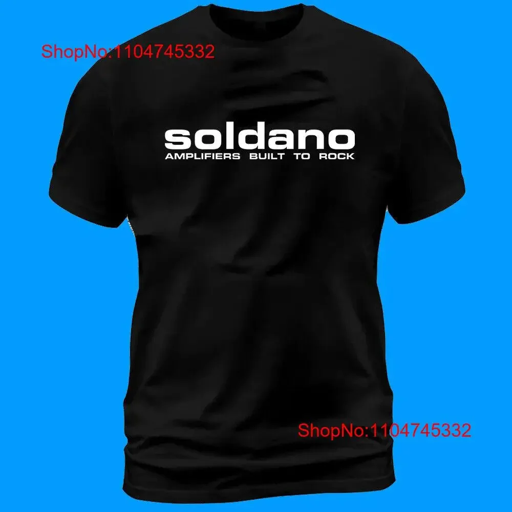 New SOLDANO AMPLIFICATION Funny T Shirt Made In USA S 5XL vintage Washed Comfortable fashion Stylish Versatile streetwear Soft