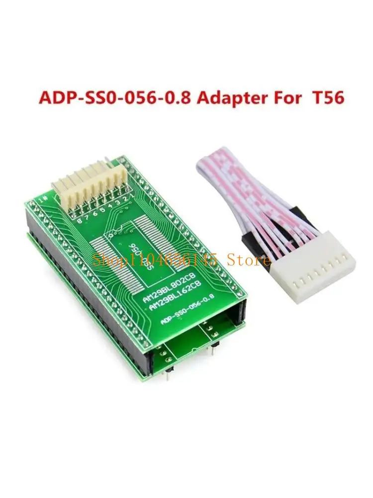 

652F Easy to Use SOP56 Chip Adapter with Integrated ICSP Cable for T56 Programmers