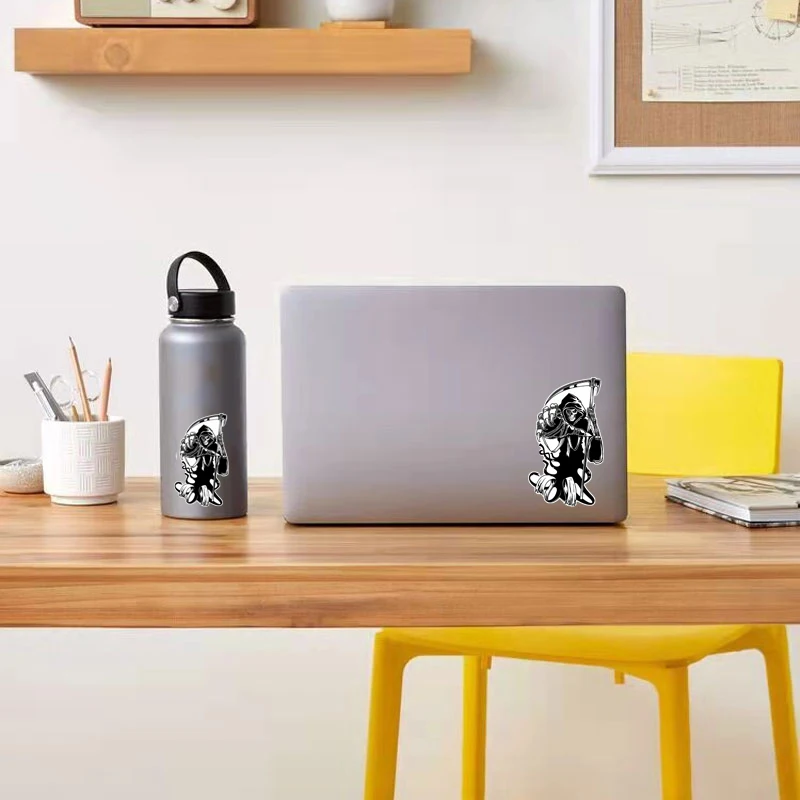 10pcs 8CM Wholesal Forward Stickers Waterproof Vinyl Skull Pegatinas  Tacatical Decals for Car Motor Pitcher Fridge