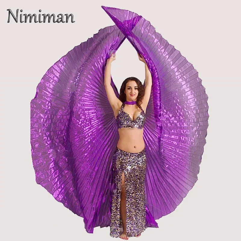 Belly Dance Wings Beautiful Belly Dance Accessories Bollywood Eastern Egypt Sticker Clothing Adult Children\'s Women\'s Gold Wings