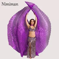 Alas para danza del vientre, hermosos accesorios para danza del vientre, pegatina de Bollywood de Egipto oriental, ropa, alas doradas para mujeres y niños adultos