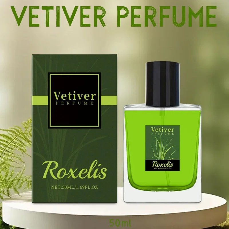 Vetiver parfum rambut pria, semprotan parfum wangi & Tubuh 50ml tahan lama untuk wanita