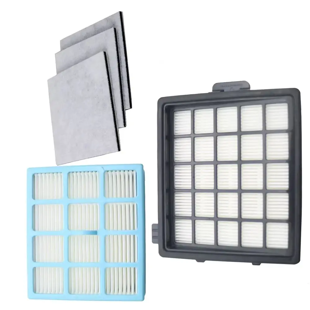 Yüksek Kalite 2 adet Hepa Filtre ve 3 adet Motor Pamuk Filtre Philips FC8134 FC8135 FC8136 FC8142 FC8146 FC8148 FC8140 FC8144