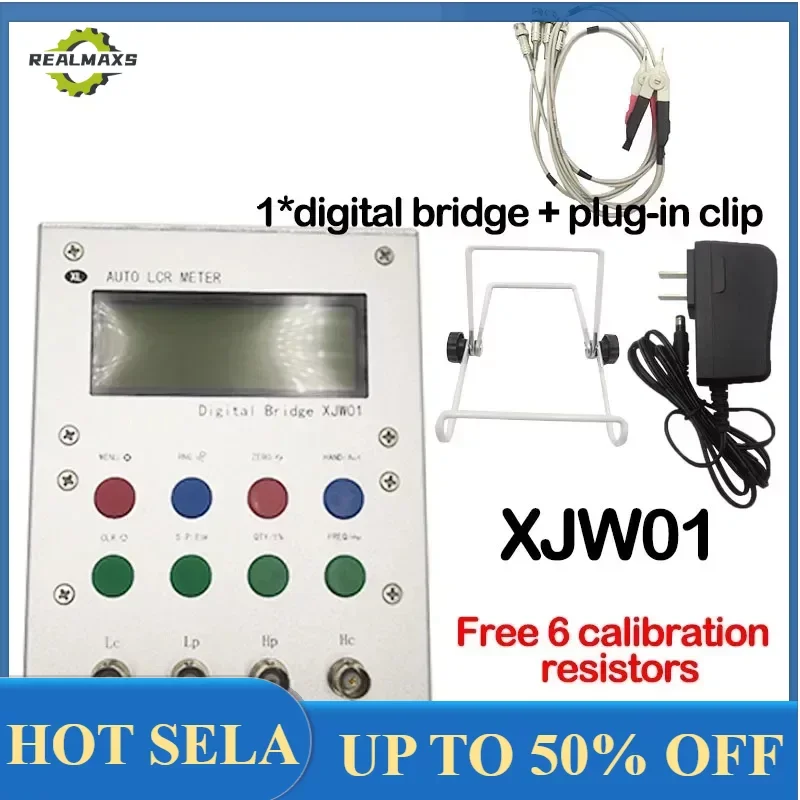 XJW01 digital bridge 0.3% LCR tester resistance inductance capacitance ESR meter finished product