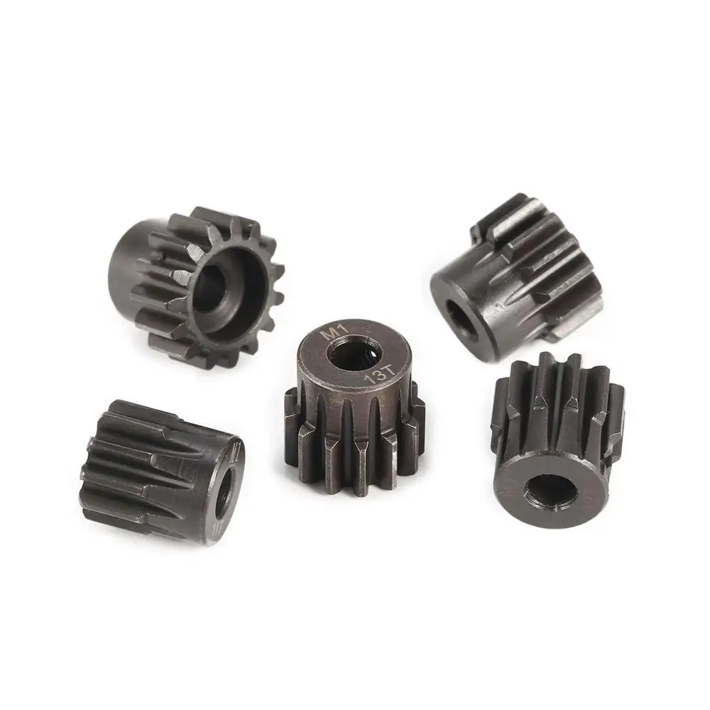 BOGIRC Metal Pinion Motor Gear Steel M1 5mm 11T 12T 13T 15T 17T 19T 20T 27T 29T 30T for 1/8 RC Car Monster Truck Brushless Motor