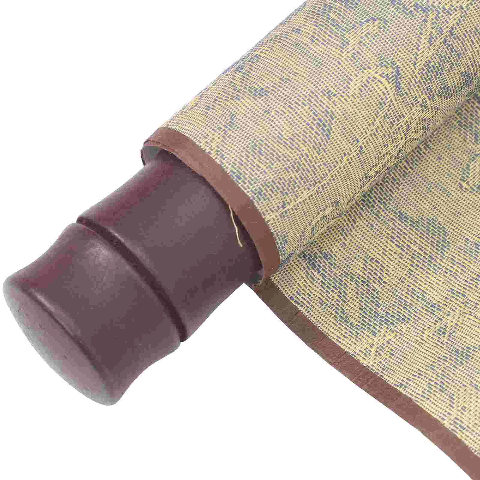 Scroll Painting Rice Paper Calligraphy Supply Scrolls Cloth Yellow Chinese