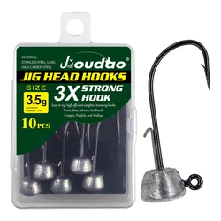 Mushroom Head Fishing Rigs Jig Heads for Finesse Fishing Weedless Jig Head for Soft Lures Bass Fishing 2.5g 3.5g 5g Sinker Jigs
