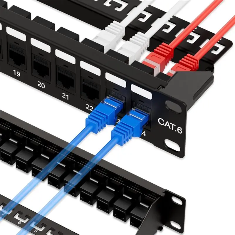 DT37 10Gbps Patch Panel 24 Port, With Back Bar Compatible
