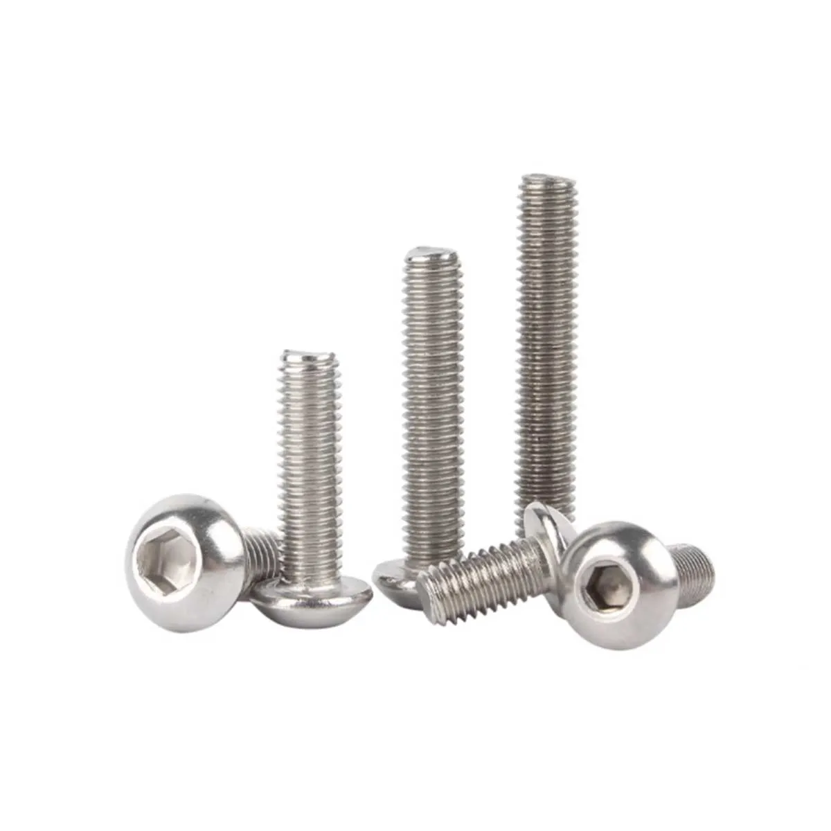 316 Stainless Steel Round Head Hexagon Socket Screw M4M5M6M8