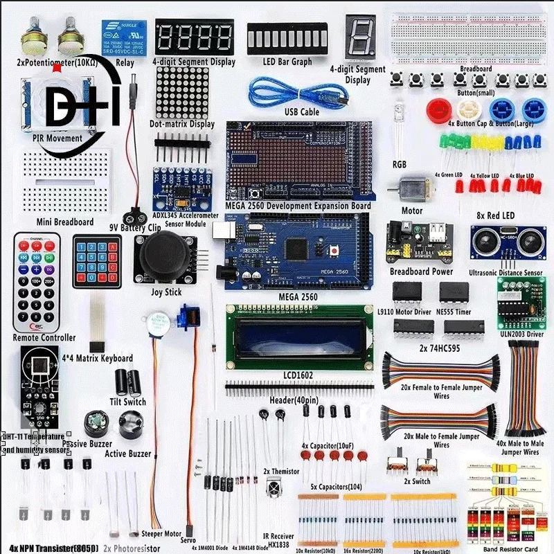 Usb Line Mega2560 Ch340g Atmega16u2 Aro Stepper Motor Learning Starter Kit