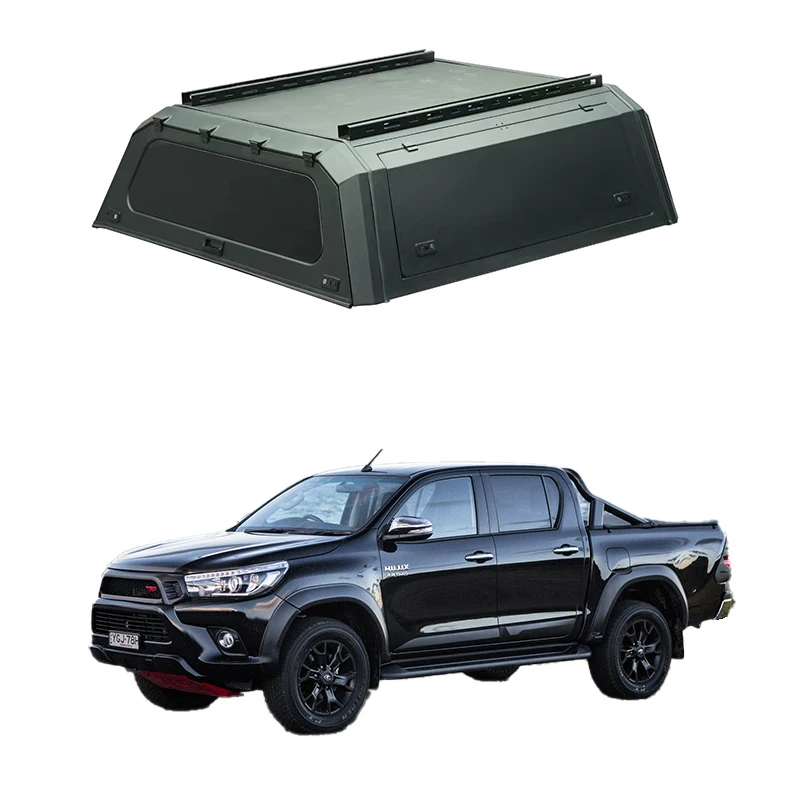 

Pickup Auto 4x4 Steel Truck hard top canopy accessories universalodge ram hardtop for -Hilux-TRD