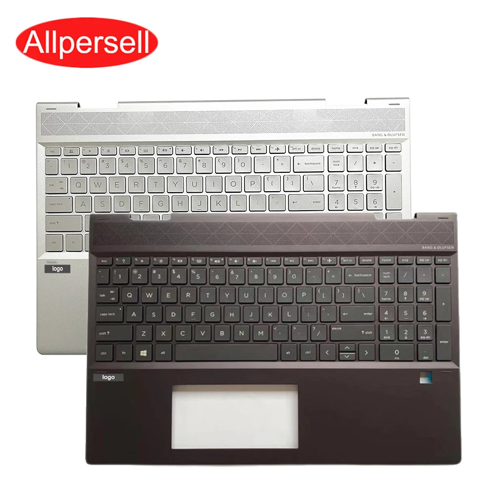 

Laptop palm rest shell for HP ENVY X360 15-DR 15-DS TPN-W142 W143 upper cover case backlight keyboard L53987-001 L53815-001