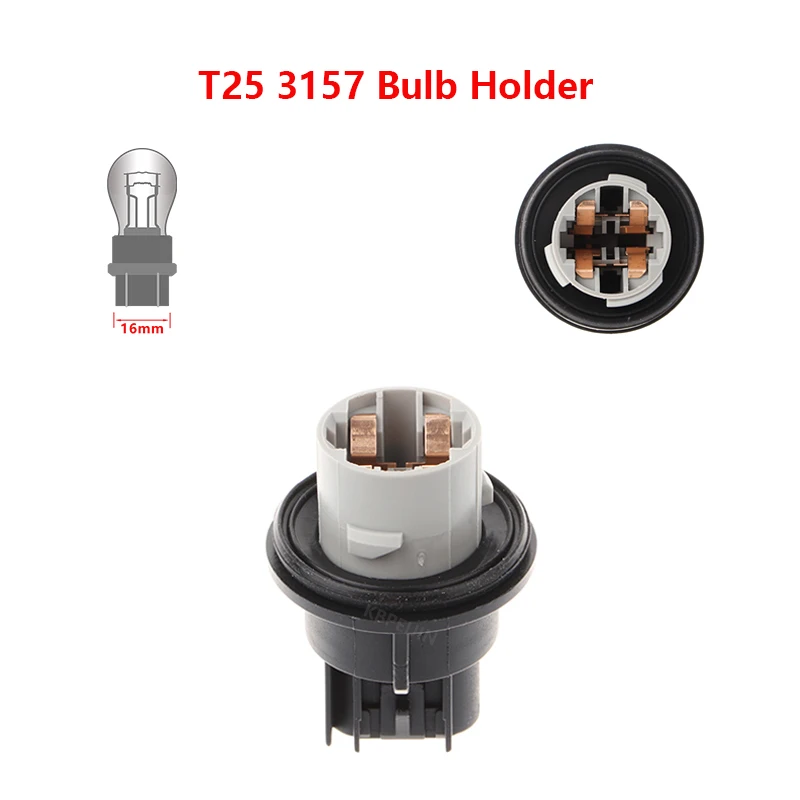 

1x для Dodge Ram 1500 Journey Durango T25 3157, держатель лампы, патрон указателя поворота, аксессуары