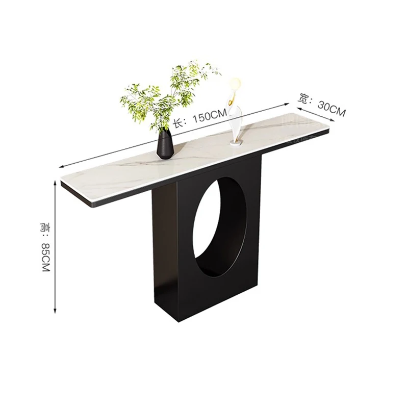 طاولات وحدة التحكم الحديثة تصميم تخزين المداخل الفاخرة الجدول ديكور أثاث غرفة المعيشة Consola De Entrada De Casa