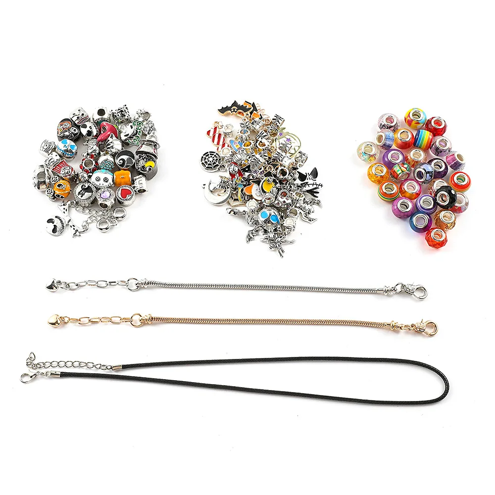 Disney Nightmare Before Christmas Jack Skellington Halloween Advent Surprise Blind Box DIY Charms Kralen Armband Bedels Hangers