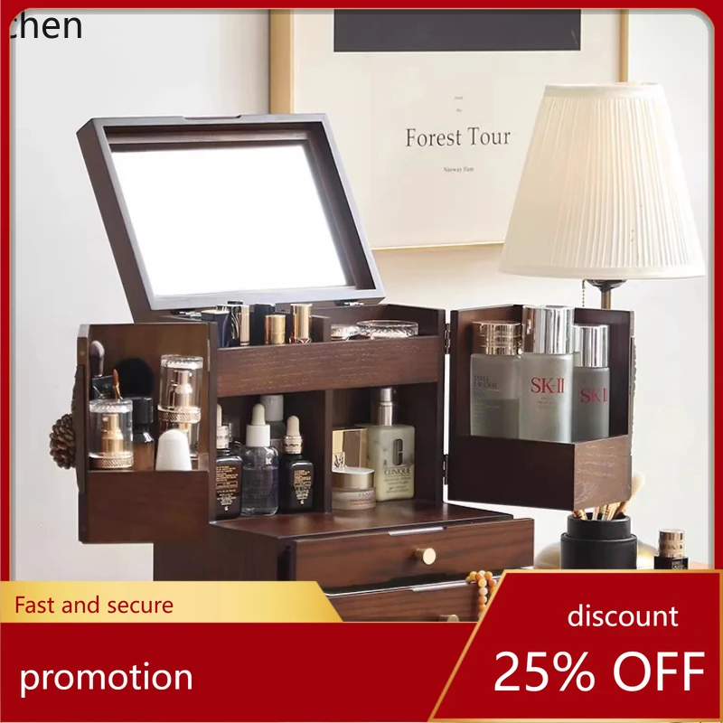 

HT Storage Box Jewelry Box Integrated Drawer Storage Cabinet Skin Care Products Cosmetic Storage Box