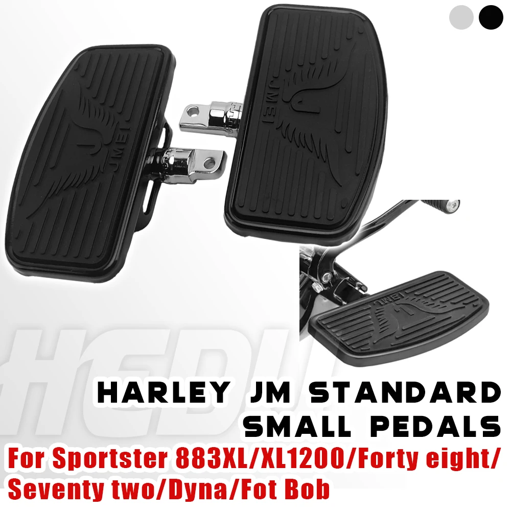 

For Harley-Davidson Sportster XL883 1200 X48 72 Dyna Softail Motorcycle Adjustable Floorboard Footrest Wide Footpegs Footboards