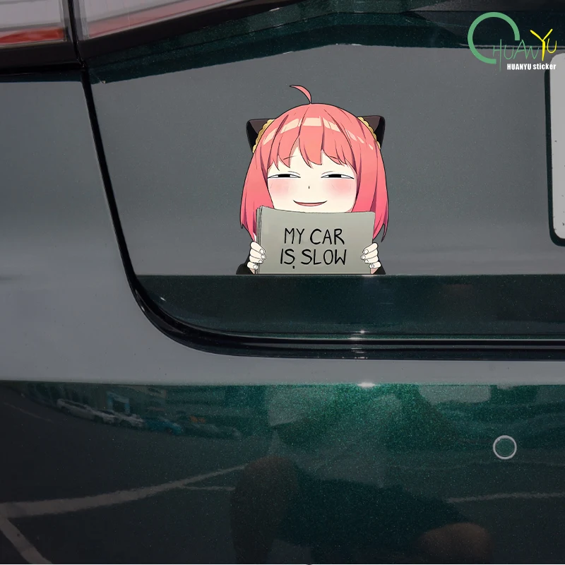 Ania Fujie Spies\' Homecoming Head Facial Bag Body Door Sticker anime Creative Reflective Sticker