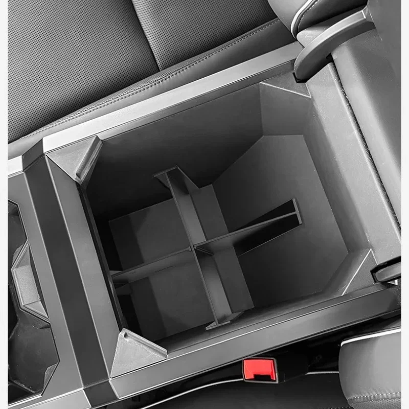 Для Tesla Cybertruck 2025 ящик для хранения с центральным управлением, органайзер, чехол, держатель для салфеток, лоток, аксессуары для украшения салона автомобиля