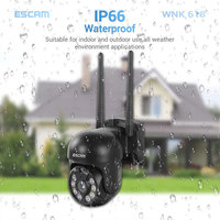 ESCAM 3MP 8CH Wireless Camera Security System Set 3MP Wifi NVR Kit Way Audio Outdoor Wifi Video Surveillance Camera System Kit