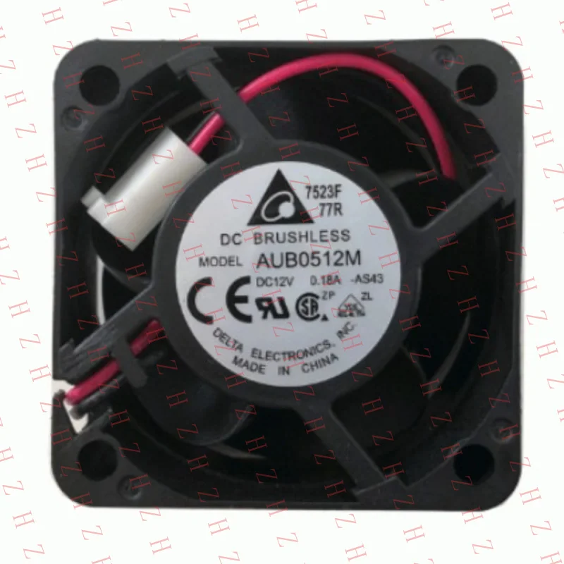 

P+ for Delta Electronics DC12V 0.18A 2-Pin 50x50x25mm Cooling Fan AUB0512M -AS43
