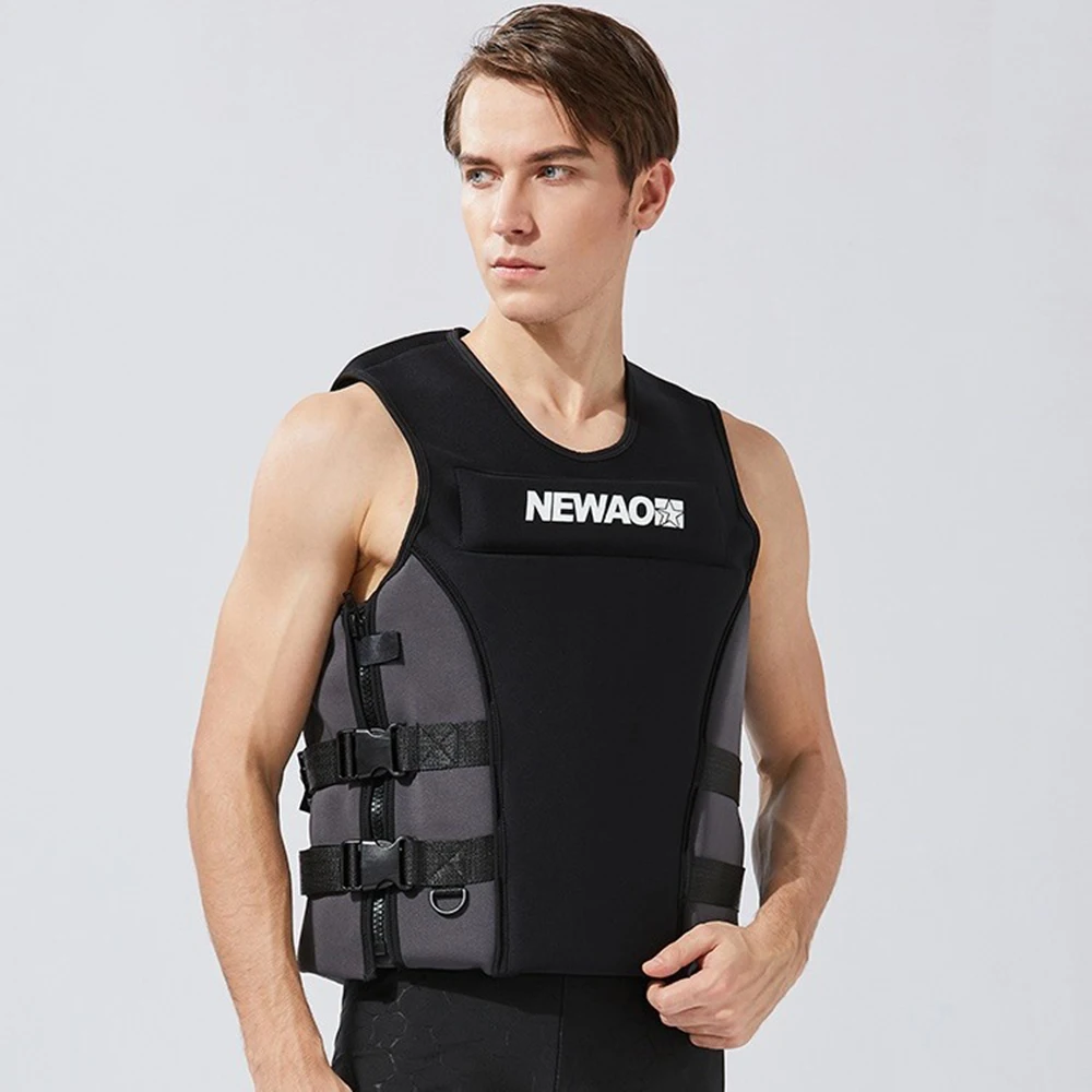 Life Vest for Adults Kayak KiteSurf Life Jacket Motorboats Raft Swimming Drifting Boat Wakeboard Fishing  water games equipment