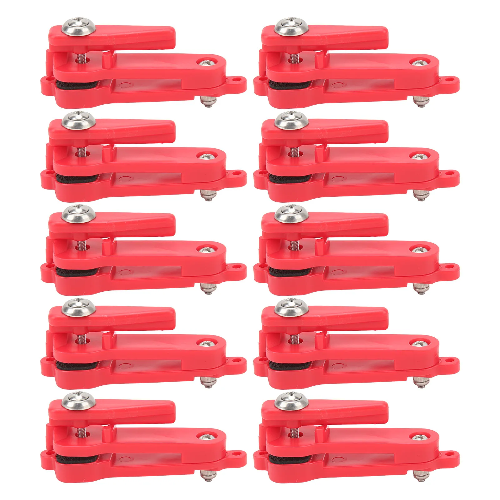 

10PCS Heavy Tension Snap Release Clips Lightweight Portable Padded Release Clips Trolling Clips for Offshore Fishing