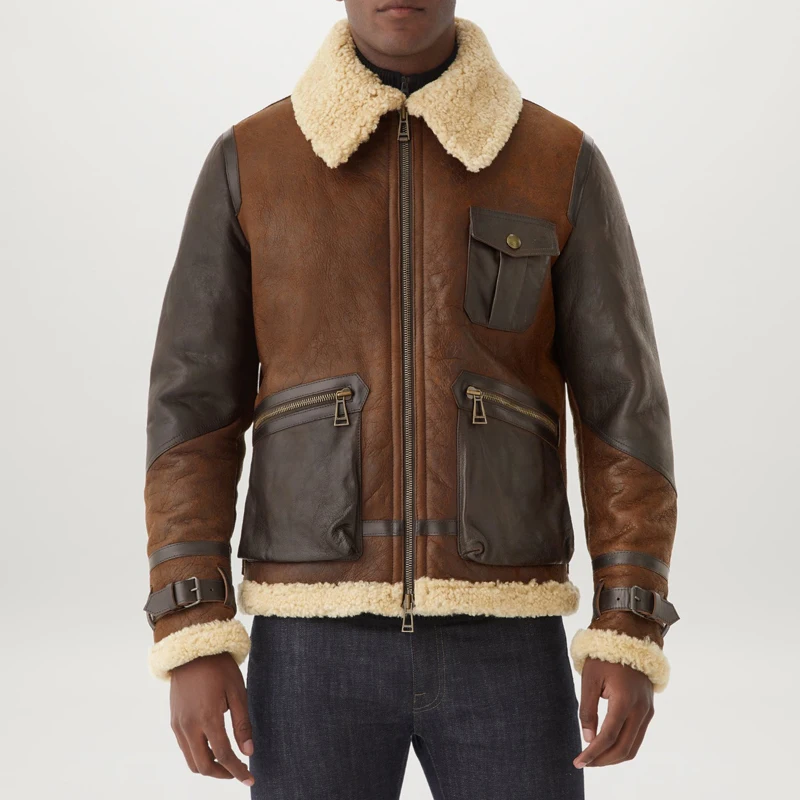 Men's New Autumn/Winter Leather Jacket - Fashion Casual Fur Integrated, British Style