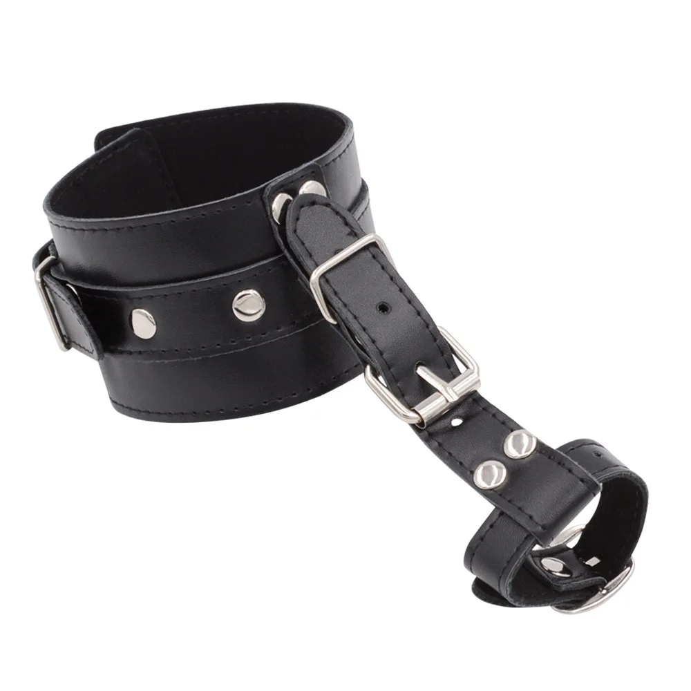 BDSM Leather Thumb Toes Bondage Cuffs Hand Foot Restraint Cuffs Erotic Sex Toys For Couples Slave Restraints Adult Games Fetish