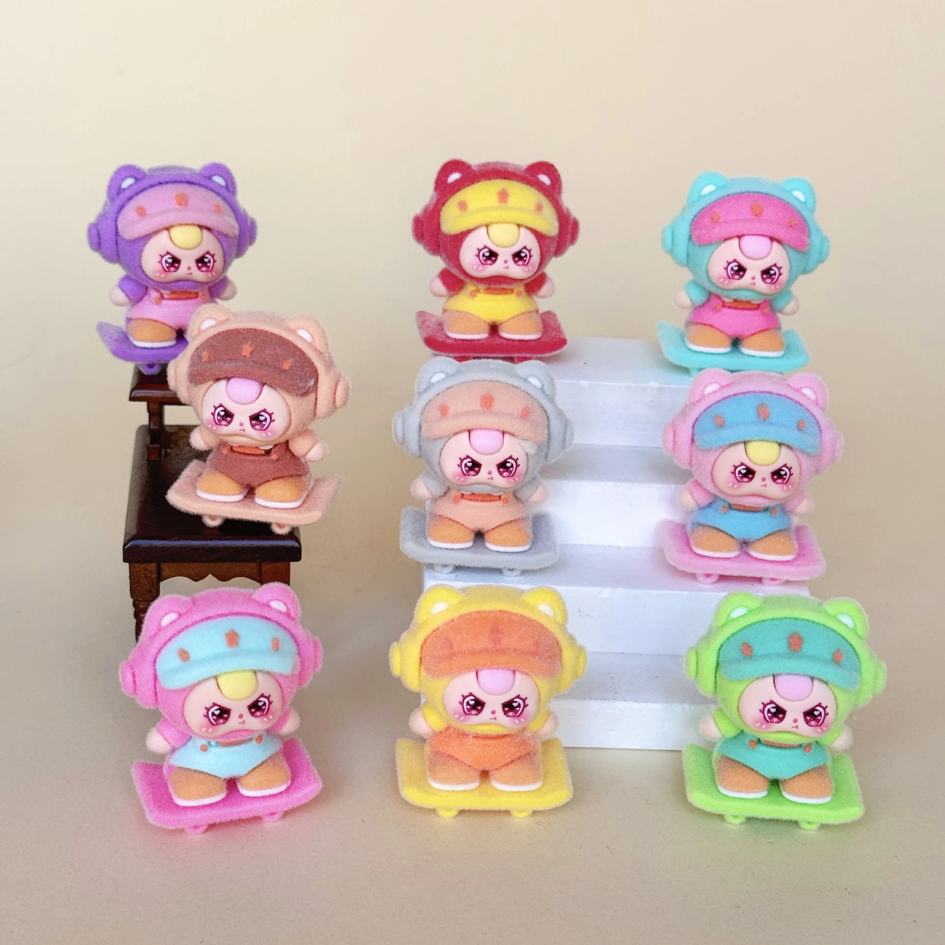 10 قطع من أكياس فول الموسيقى على لوح التزلج، ومعلقات مجوهرات صغيرة لطيفة يمكنك صنعها بنفسك، وسلاسل مفاتيح، وزخارف صغيرة لسطح المكتب، وإكسسوارات من الراتنج