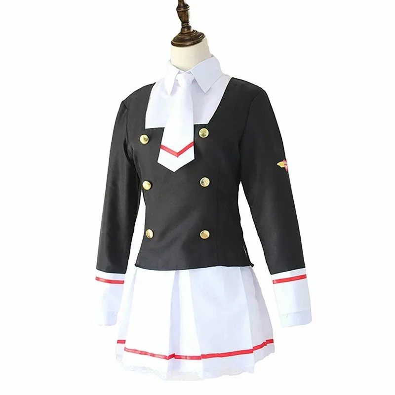 Magische Karte Mädchen Sakura Cos Kleidung Vielzahl Matrosenanzug Schuluniform Kinomoto Weibliche Sakura Cosplay frauen Uniform