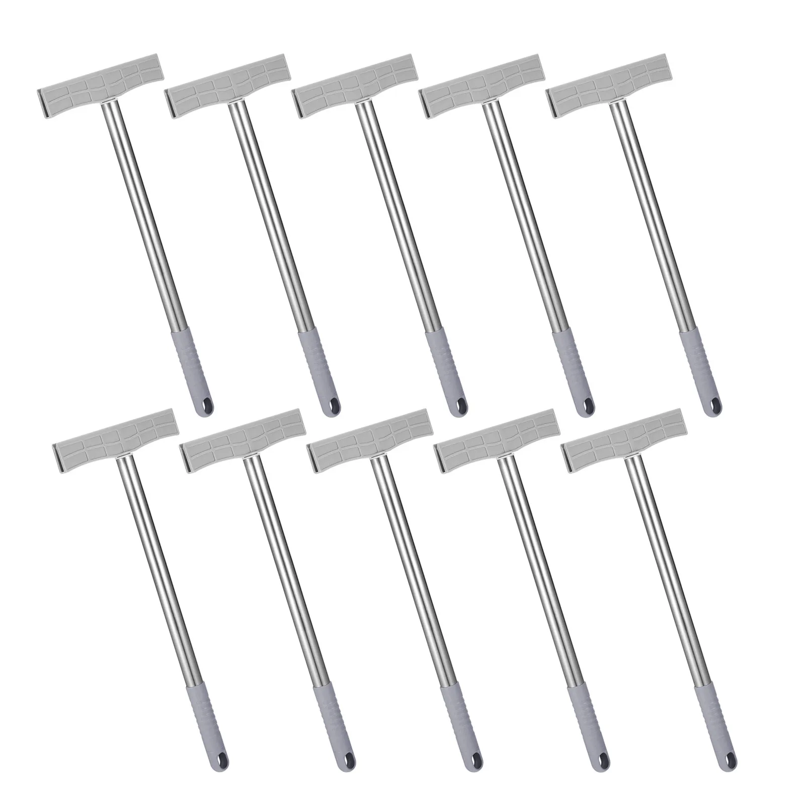 10pcs-stainless-steel-handheld-sign-holder-double-sided-display-board-stand-detachable-pole-for-airport-pickup-school-trade-show