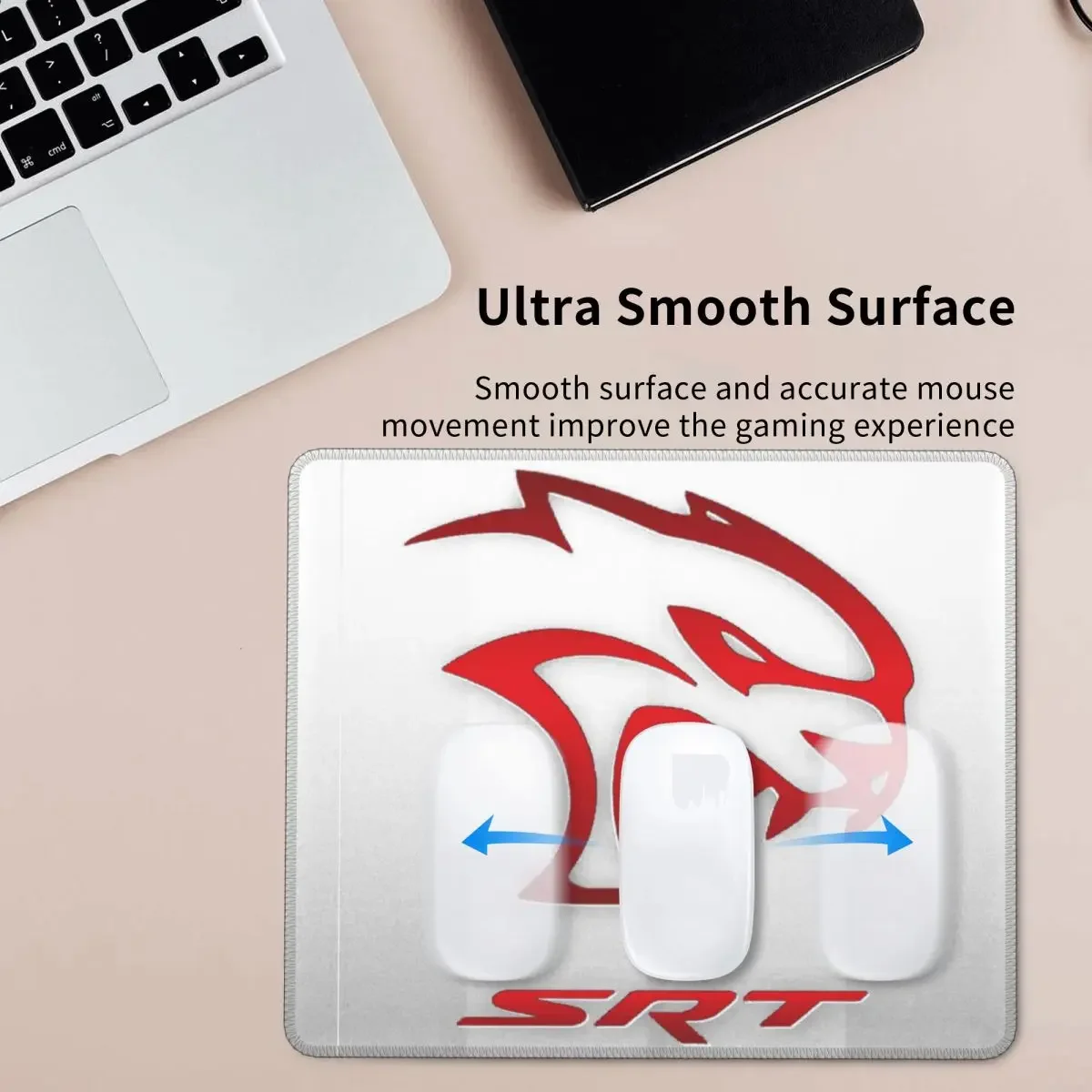 Dodge Hellcat Srt Logo Mouse Pad Computer Keyboard Mouse Mat Gamer PC Laptop Desk Mat Office Accessories Table Mats