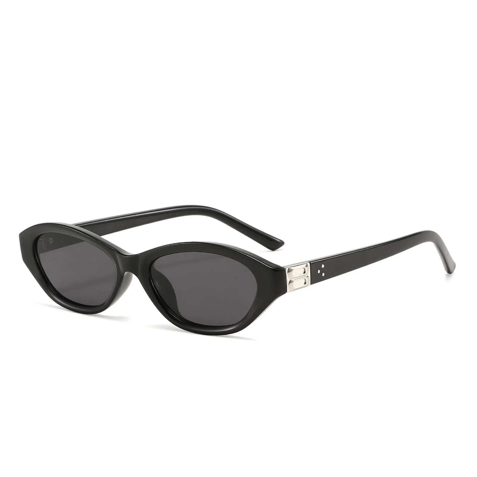 Dropship Celebrity Brand Sunglasses Small Oval Cateye Glasses For Women Stylish Luxury Female Shades UV400