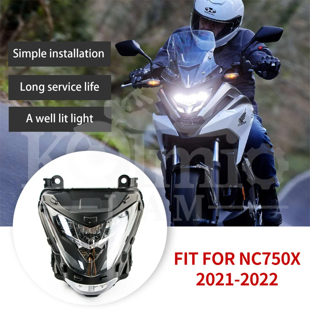 For Honda NC750X NC750 2021 2022 motorcycle headlamp housing assembly indicator light NC 750X headlamp