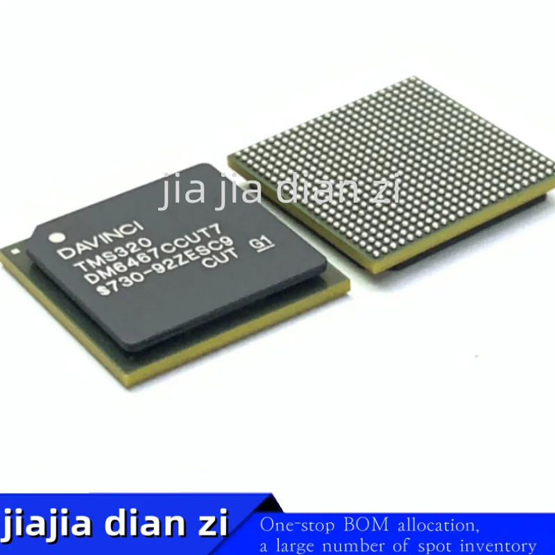 1pcs/lot TMS320DM6467CCUT7 TMS320DM6467 FCBGA529 Digital Signal Processor Chip