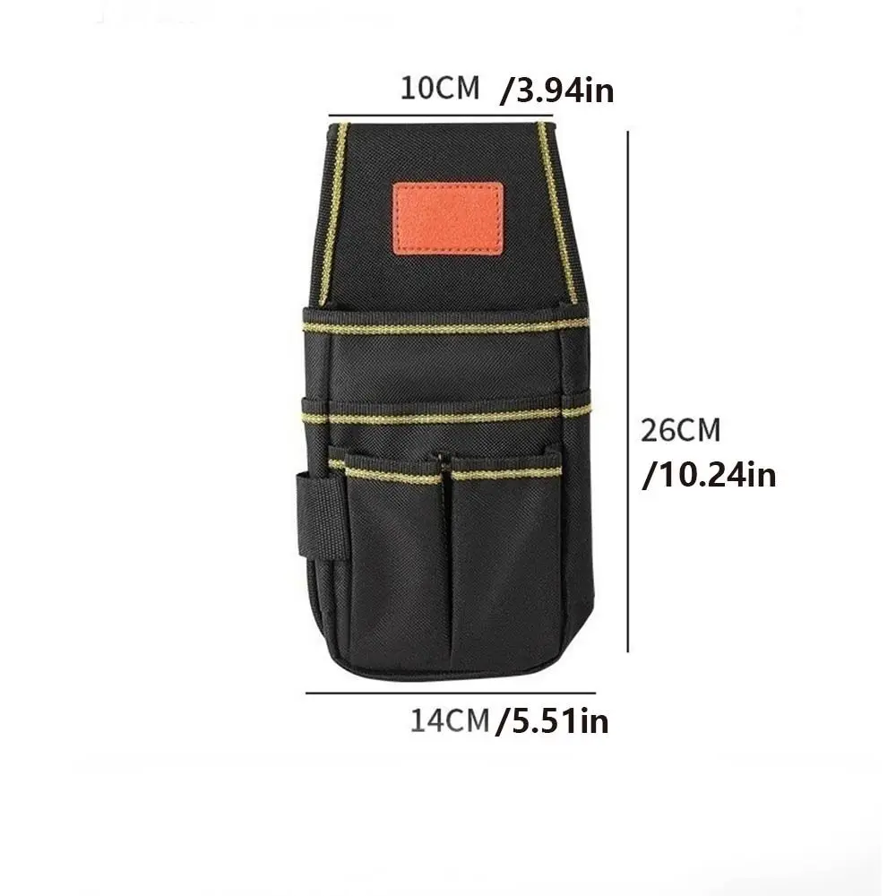 Waterproof Electrician Tool Bag Thicken Adjustable Waist Belt Pouch Large Capacity Multiple Pockets Tools Storage Bag Carpenter