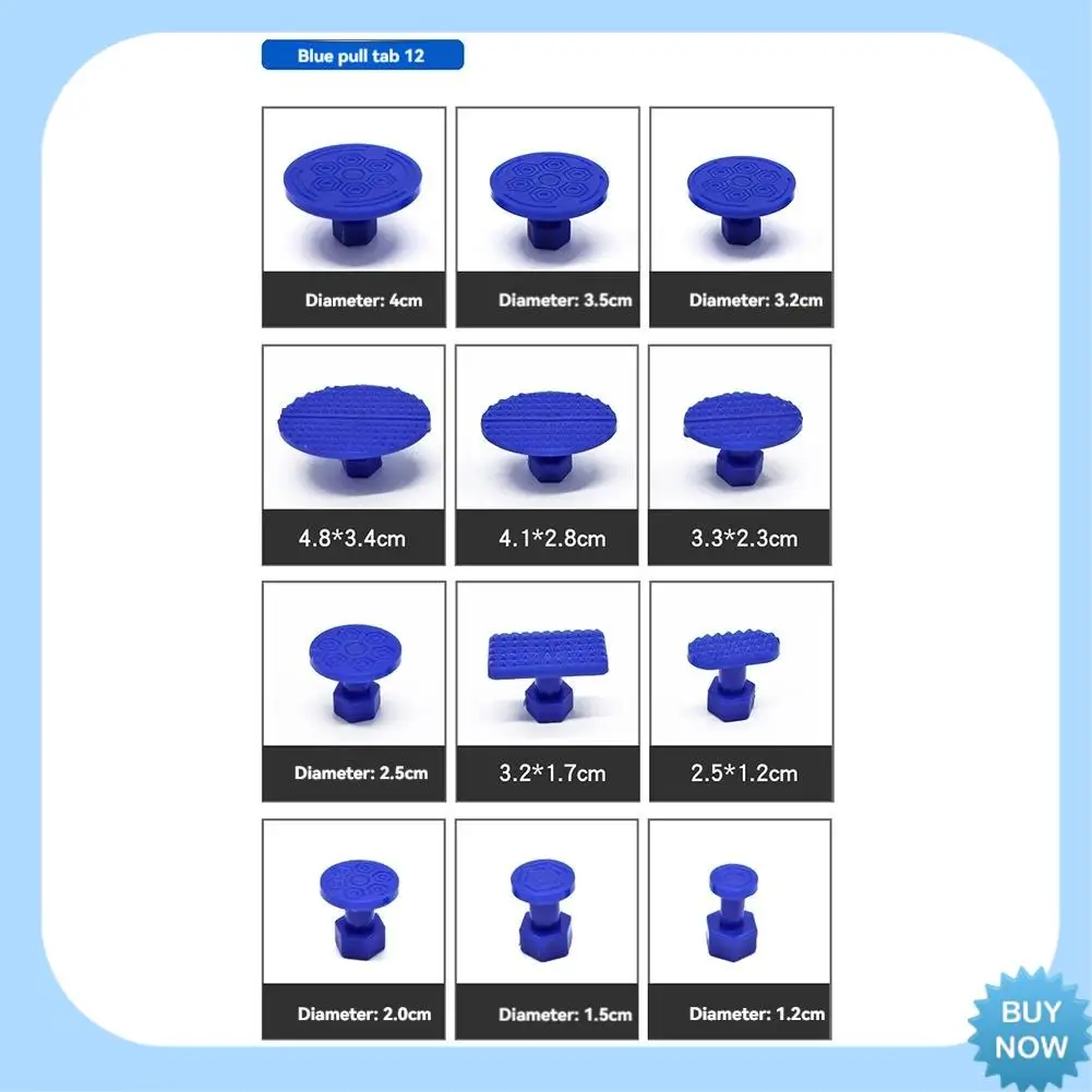 

A47Z Car Dent Repair Tools Kit Slide Reverse Hammer Suction Cup Sheet Auto Body Paintless Dent Removal Tool Puller Tool Kit