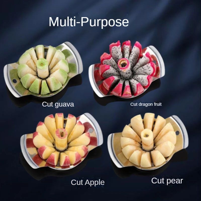 Stainless steel apple cutter, new high-end multifunctional complete set of fruit splitter