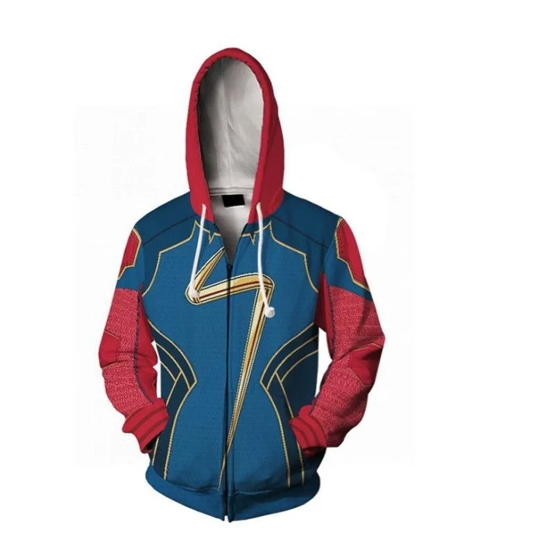 DC The Flash new creative anime cartoon printed Halloween Cosplay performance costume stylish and comfortable hoodie jacket