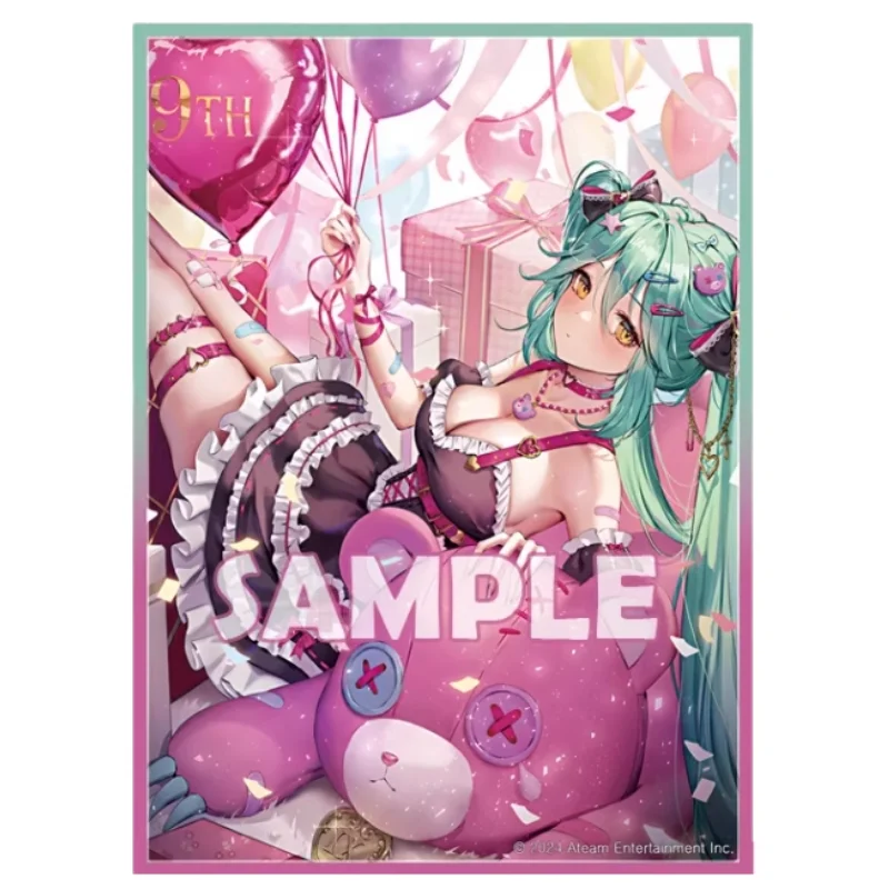 60Pcs/Set 67*92MM Anime Girl Hatsune Miku Series PTCG OPCG TCG Flash Card Sleeve Hobbies Collection Gifts Toys