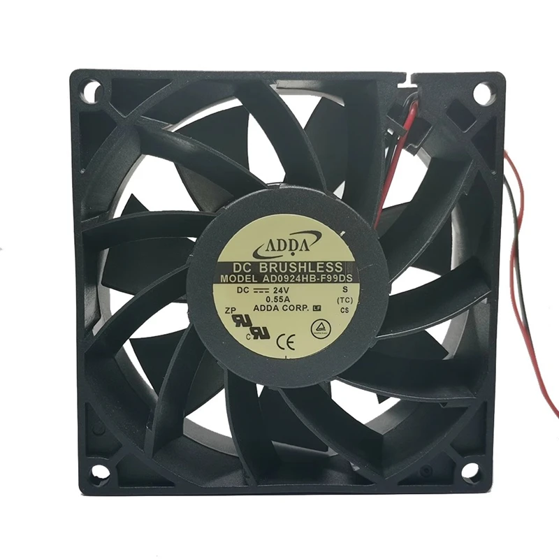 

New original for ADDA fan AD0924HB-F99DS 9038 9CM 24V 0.55A frequency converter cooling fan