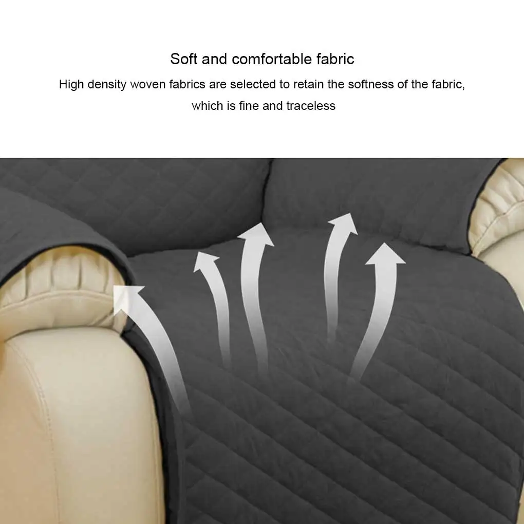 Recliner Chair Cover Elastic Straps Waterproof Hotel Office Couch Furniture Armchair Dust Stain Pet Hair Slipcovers