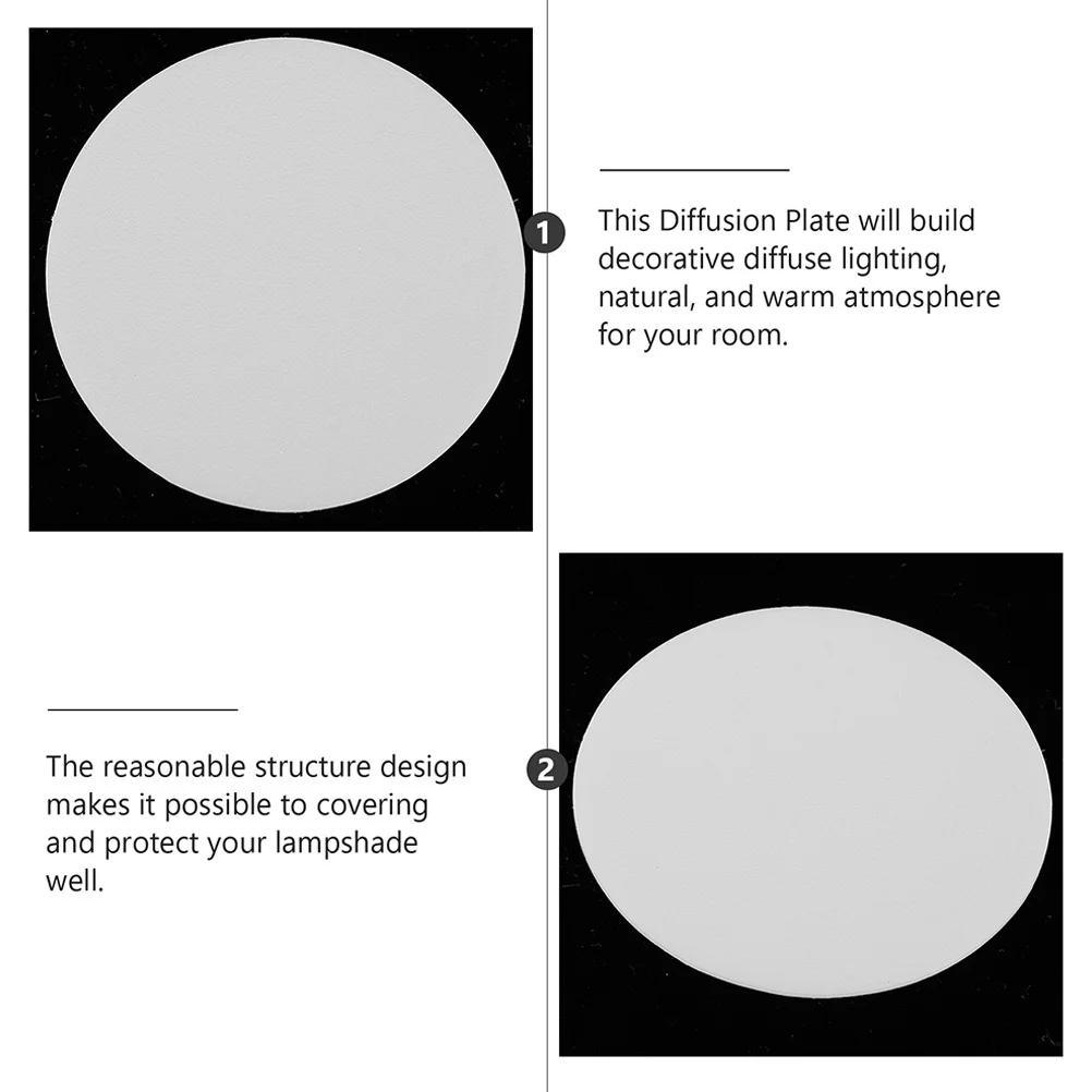 

20Pcs Diffusion Sheet for LED Tube Lights Downlight Shading Plate Plastic Light Fixture Accessories Uniform Brightness Enhancer