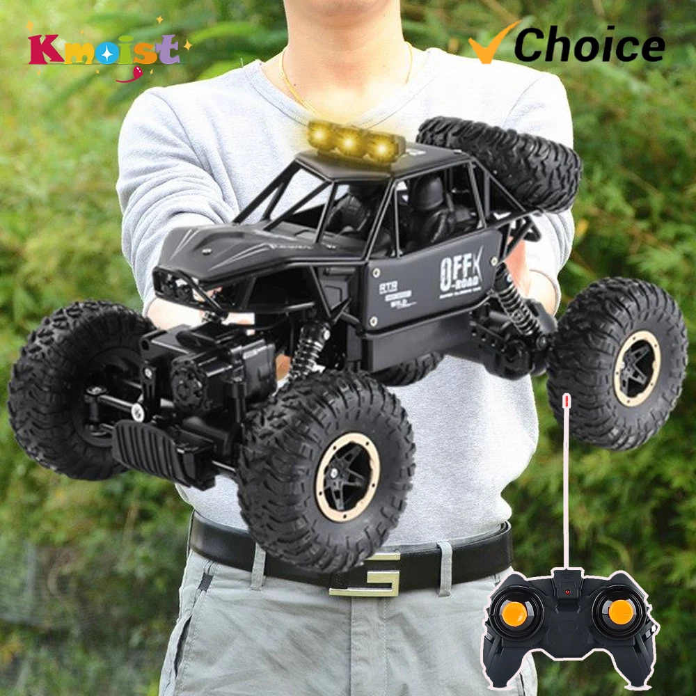 

Rc Car 1:20 Off Road Wireless Remote Control Alloy Climbing Car Lights Children 4WD Vehicle Model Toys for Boys Christmas Gifts