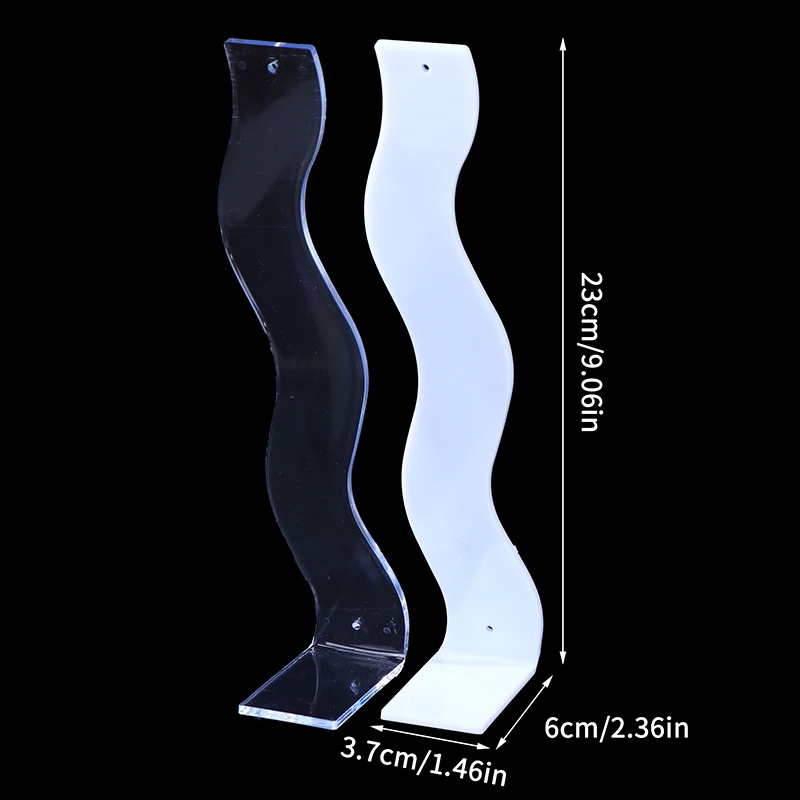 

2Pcs Acrylic Headband Shelf Hair Accessories Holder Bracket Hairpin Organizer Hair Jewelry Display Rack Hair Clip Display Stand